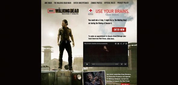 AMCGiveBlood.com – AMC’s The Walking Dead Give Blood Sweepstakes AMCGiveBlood.com – AMC’s The Walking Dead Give Blood Sweepstakes
