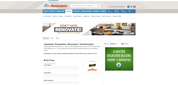 Don’t Hate, Renovate Sweepstakes Don’t Hate, Renovate Sweepstakes