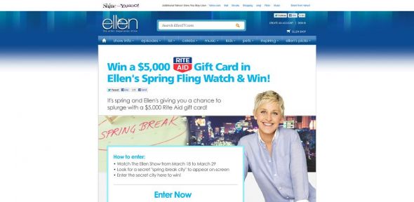 ellentv.com/haveyoutriedthisyet – Ellen’s Spring Fling Watch and Win Contest ellentv.com/haveyoutriedthisyet – Ellen’s Spring Fling Watch and Win Contest