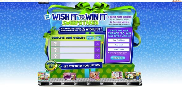 nick.com/wishlist – Wish It To Win It Sweepstakes nick.com/wishlist – Wish It To Win It Sweepstakes