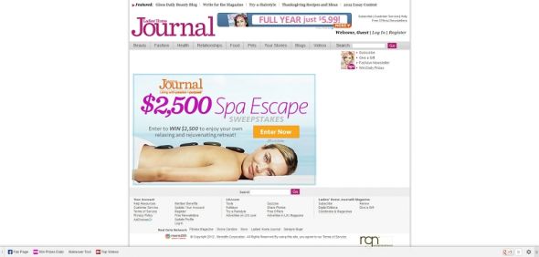 Ladies Home Journal Spa Escape Sweepstakes Ladies Home Journal Spa Escape Sweepstakes