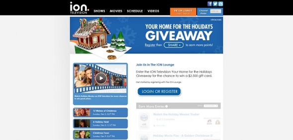 ION Television’s Your Home for the Holidays Giveaway ION Television’s Your Home for the Holidays Giveaway