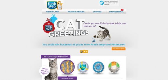 freshstep.com/cat-greetings – Fresh Step Cat Greetings Game freshstep.com/cat-greetings – Fresh Step Cat Greetings Game