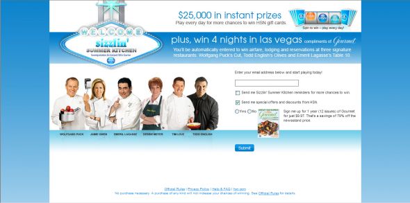 HSN’s Sizzlin’ Summer Kitchen Sweepstakes