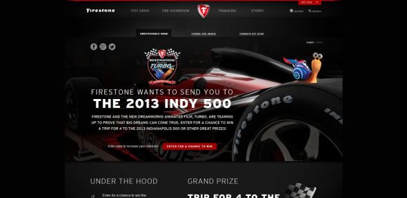 Firestone Destination Turbo Sweepstakes Firestone Destination Turbo Sweepstakes