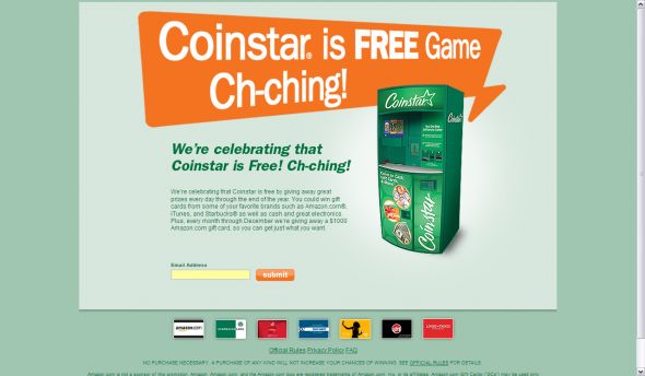 Coinstar Is Free Game