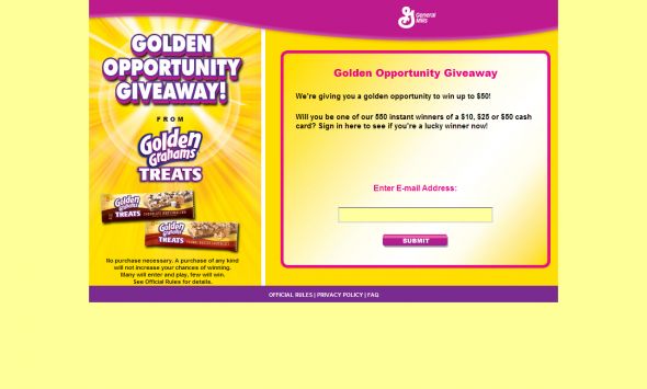General Mills Golden Opportunity Giveaway