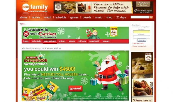 ABC Family’s Scrapbook Sweepstakes