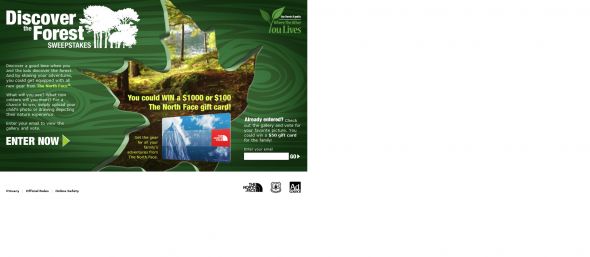 Discover the Forest Sweepstakes