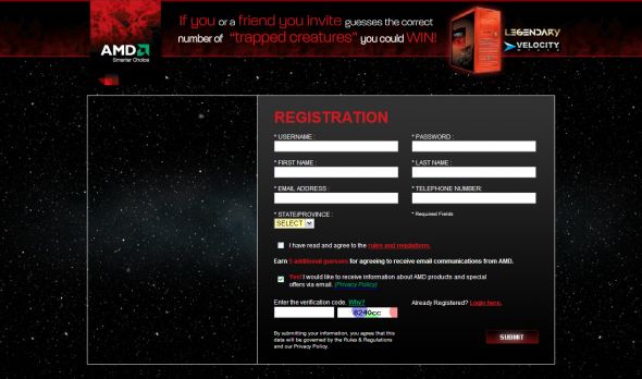 AMD Pandora Contest