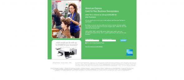 Cash for Your Business Sweepstakes