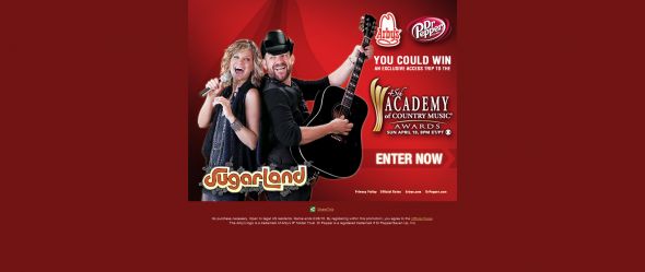 2010 Dr Pepper Arby’s Academy of Country Music Awards Sweepstakes