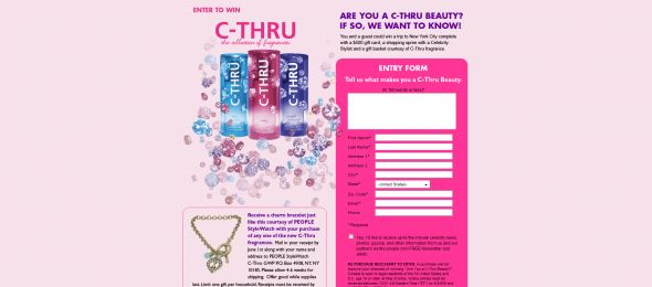 Are You a C-Thru Beauty Contest