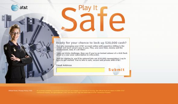 AT&T eServices Security Promotion