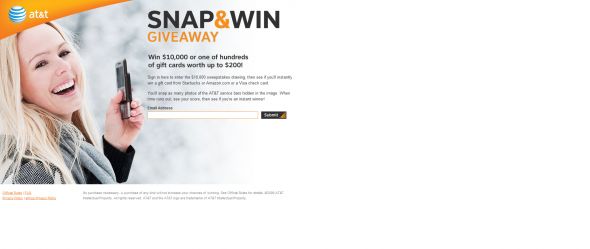 Snap & Win Giveaway