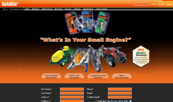 The Autolite What’s In Your Small Engine? Sweepstakes
