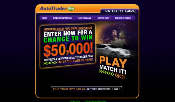 AutoTrader.com $50,000 Auto Show Sweepstakes
