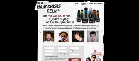 Axe Hair Who Needs Better Hair Sweepstakes