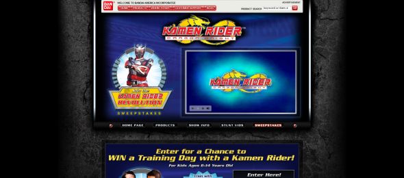 Join the Kamen Rider Revolution Sweepstakes