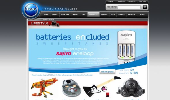 Batteries En-Cluded Sweepstakes
