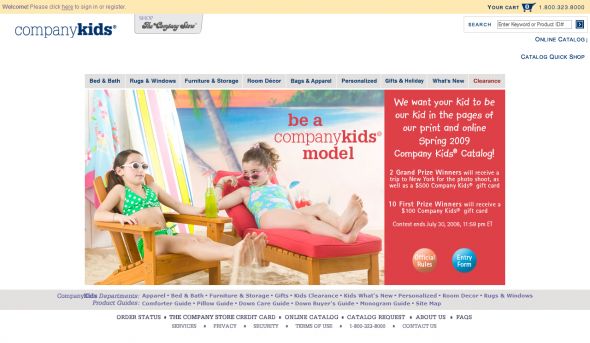 Company Kids Be A Company Kids Model Contest