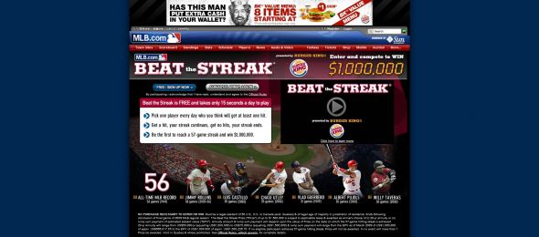 MLB.com Beat the Streak Contest