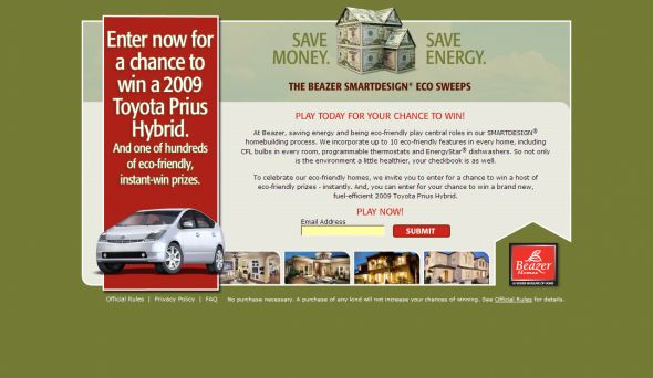 Beazer Homes Print & Win