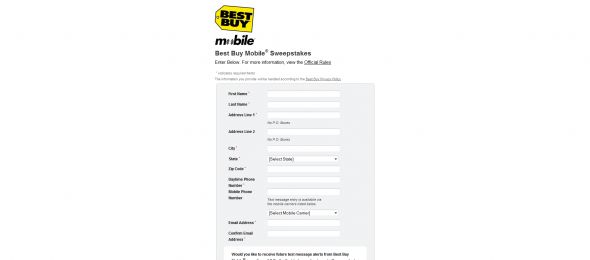 Best Buy Mobile Sweepstakes