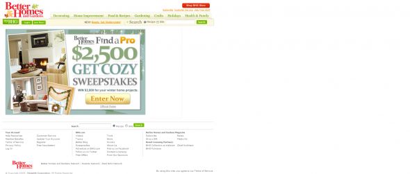 $2,500 Get Cozy Find-a-Pro Sweepstakes