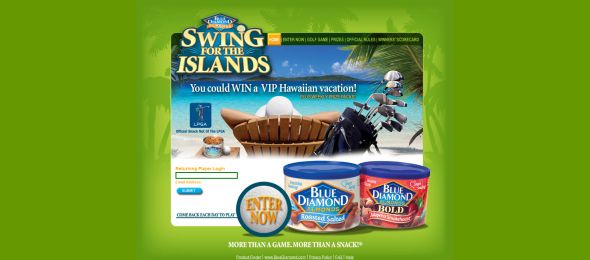 Blue Diamond Swing For The Islands Promotion