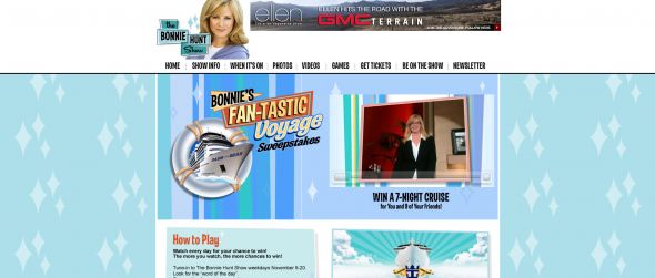 Bonnie’s Fan-tastic Voyage Sweepstakes