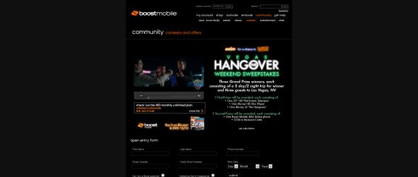 Vegas Hangover Weekend Sweepstakes