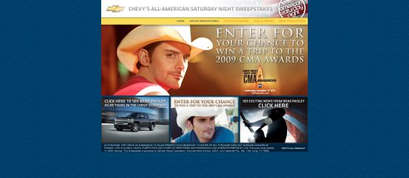 Country Music Awards Sweepstakes