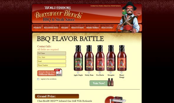 Buccaneer Blends BBQ Flavor Battle Contest