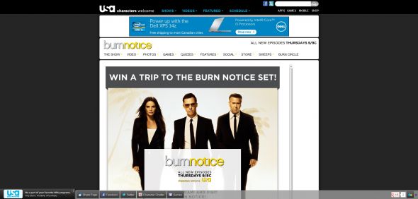 Burn Notice On the Set Sweepstakes Burn Notice On the Set Sweepstakes