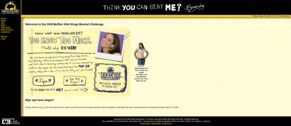Buffalo Wild Wings Bracket Challenge