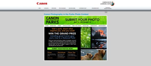 Canon Photography in the Parks Photo Contest