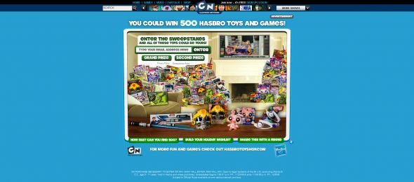 Hasbro Holiday Toy Sweepstakes