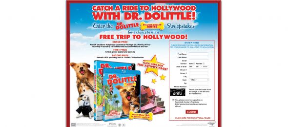 Dr. Dolittle: Million Dollar Mutt Sweepstakes