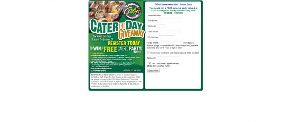 Tropical Smoothie Cater The Day Giveaway