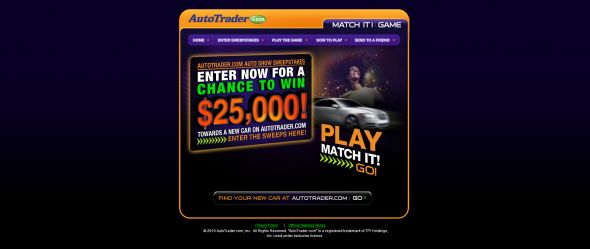 AutoTrader.com $25,000 Auto Show Sweepstakes AutoTrader.com $25,000 Auto Show Sweepstakes