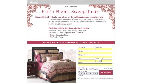 The Exotic Nights Sweepstakes From Charisma