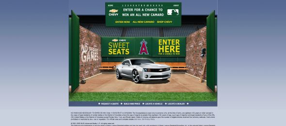 Angels Sweet Seats & All New Camaro Sweepstakes