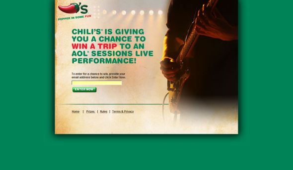Chili’s Live Music Sweepstakes