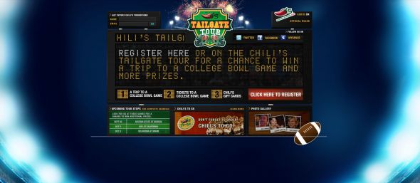 Chili’s Tailgate Tour Sweepstakes