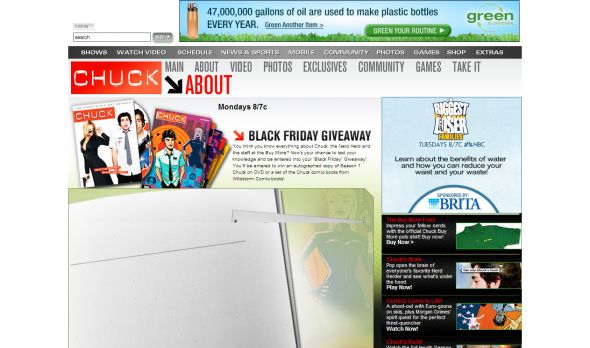 Chuck Black Friday Giveaway Sweepstakes
