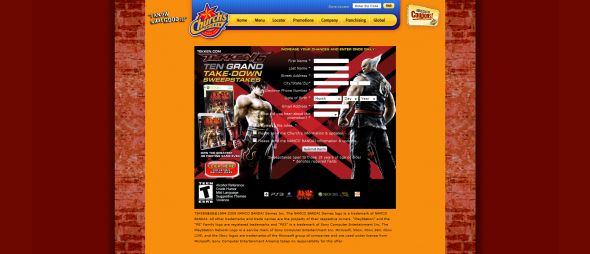 Tekken 6 Ten Grand Take-Down Sweepstakes