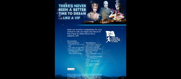 There’s Never Been A Better Time To Dream Like A Vip Sweepstakes