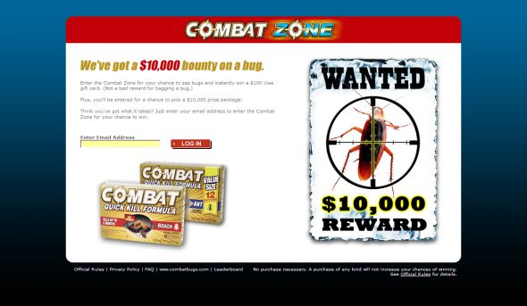 Combat Zone Instant Win and Sweepstakes
