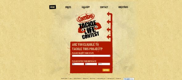 Combos Tackle Life Contest